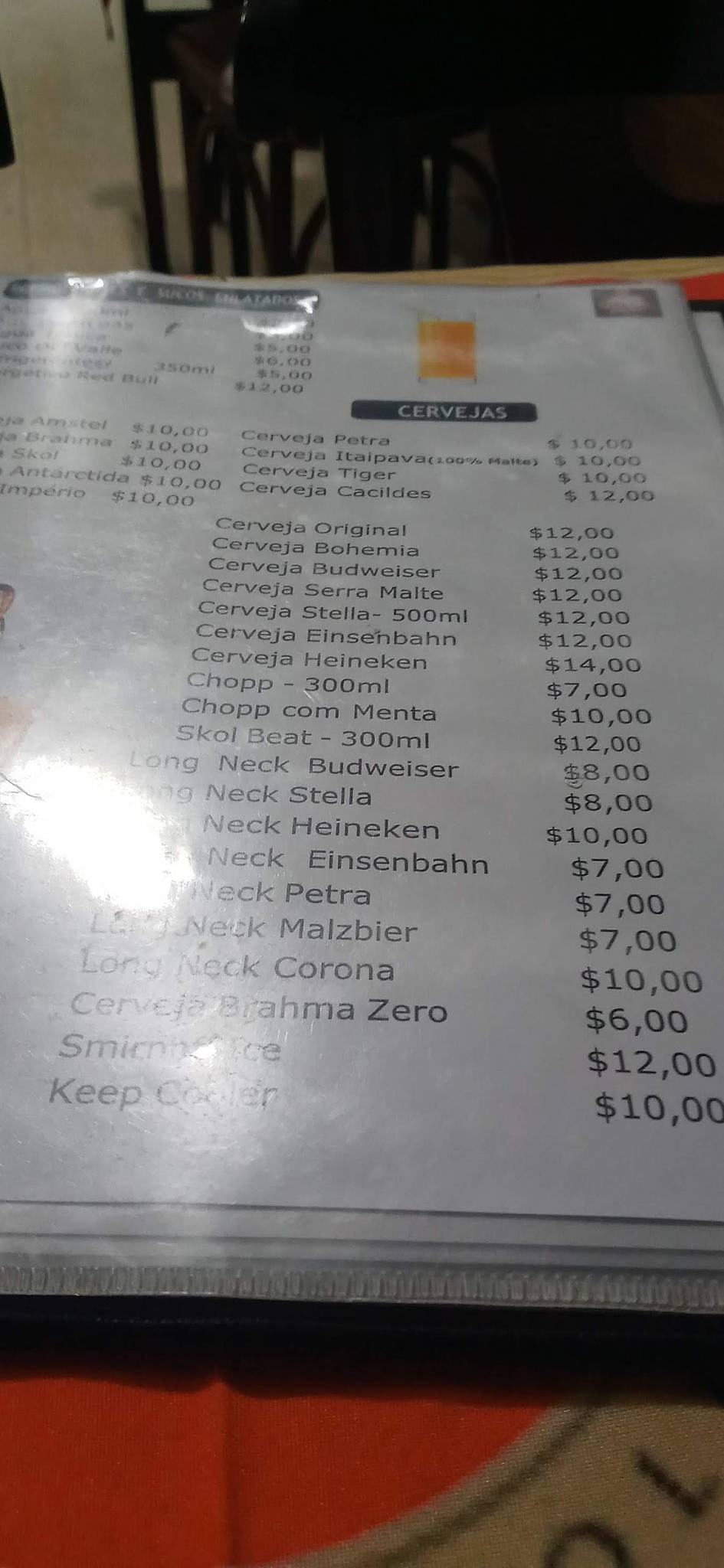 Augusto Pizzaria e Choperia cardápio