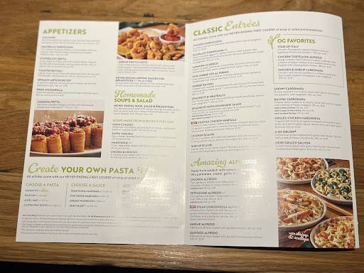 Olive Garden Italian Restaurant Austin Menu