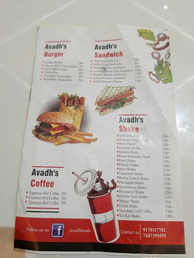 Avadh Foods menu