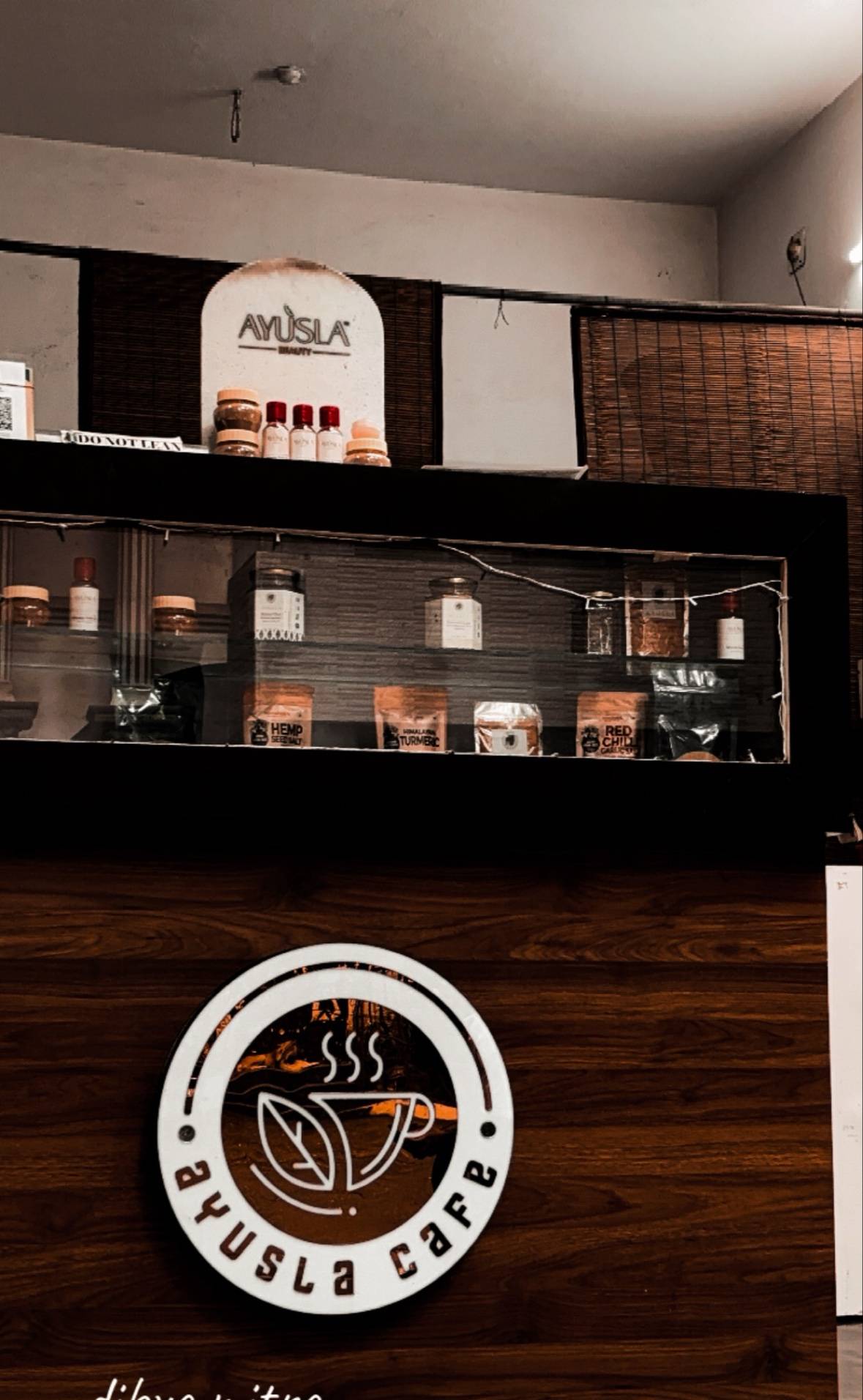 Ayusla Café menu