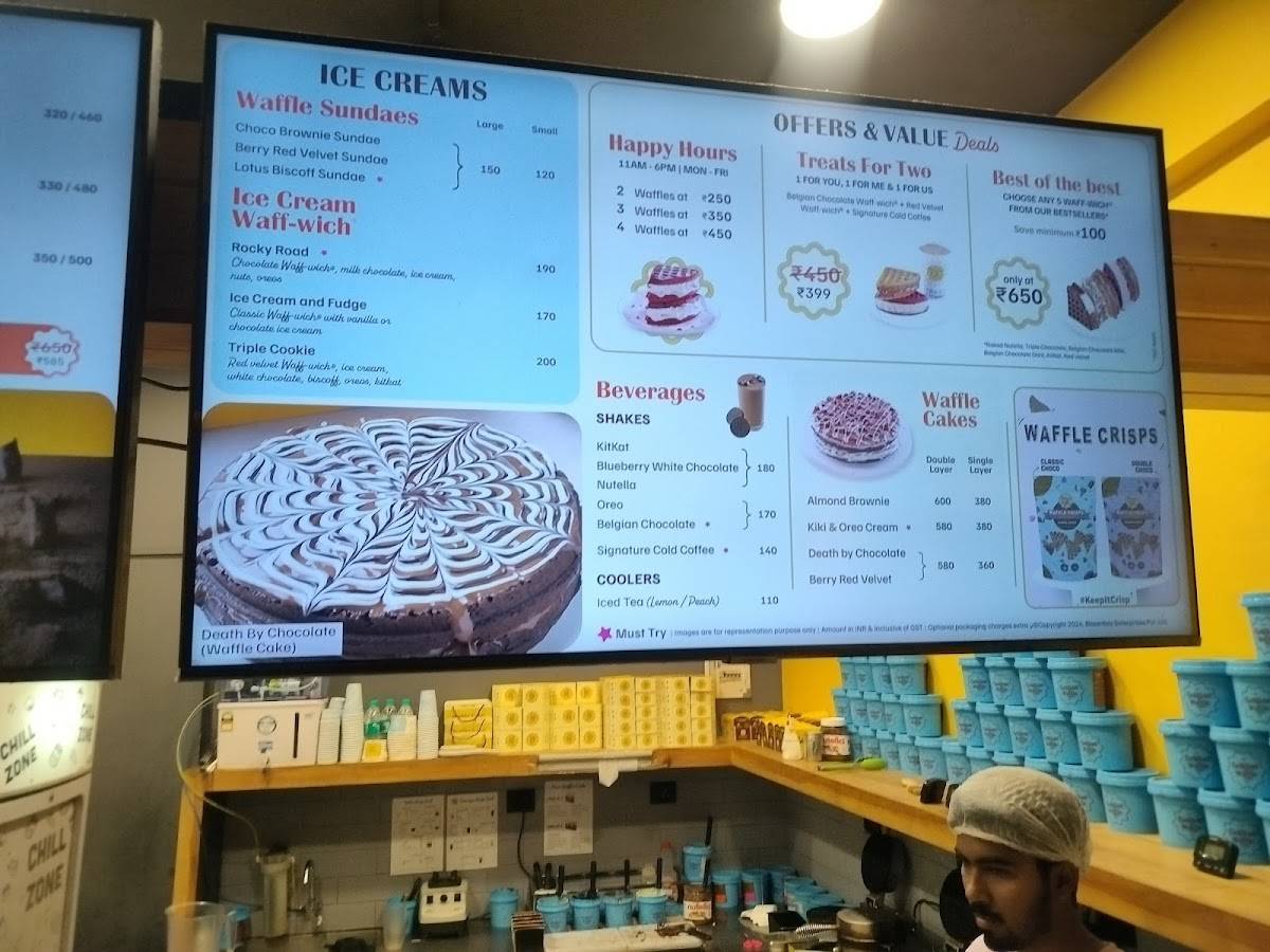 The Belgian Waffle Co. menu