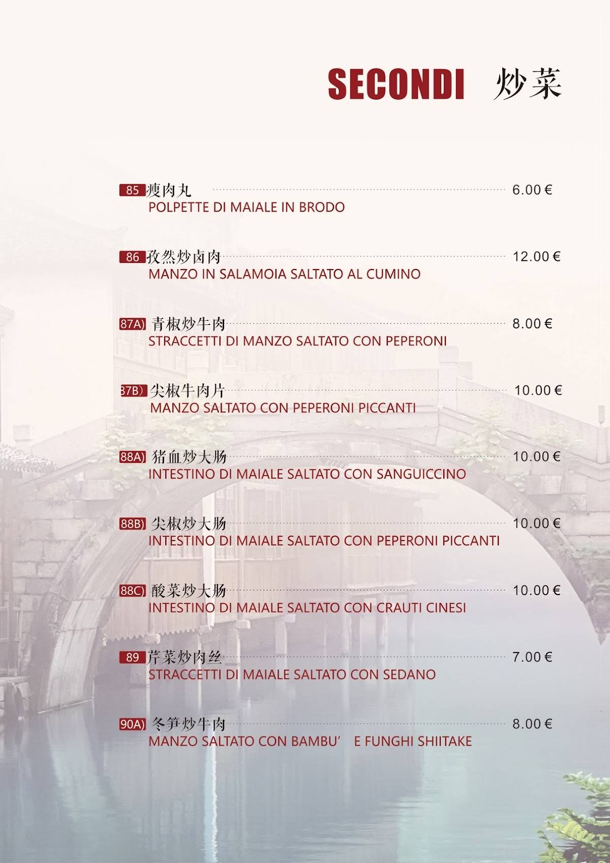 Menu di BING STREET FOOD TAKE AWAY BAR 