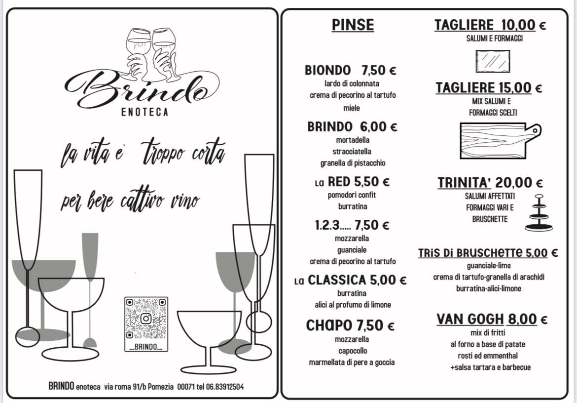 Menu di BRINDO 