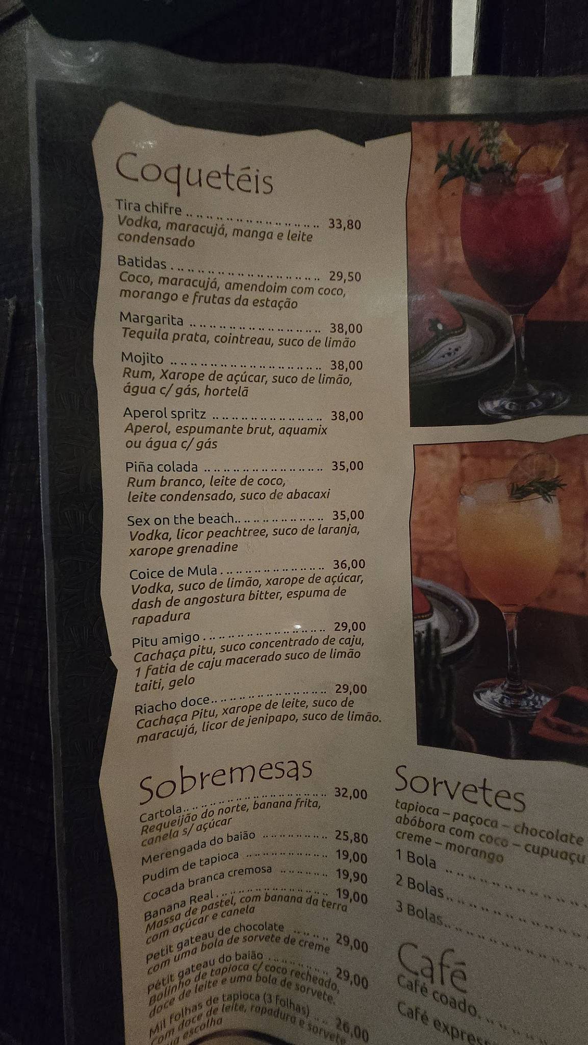 Baião Cozinha Nordestina cardápio