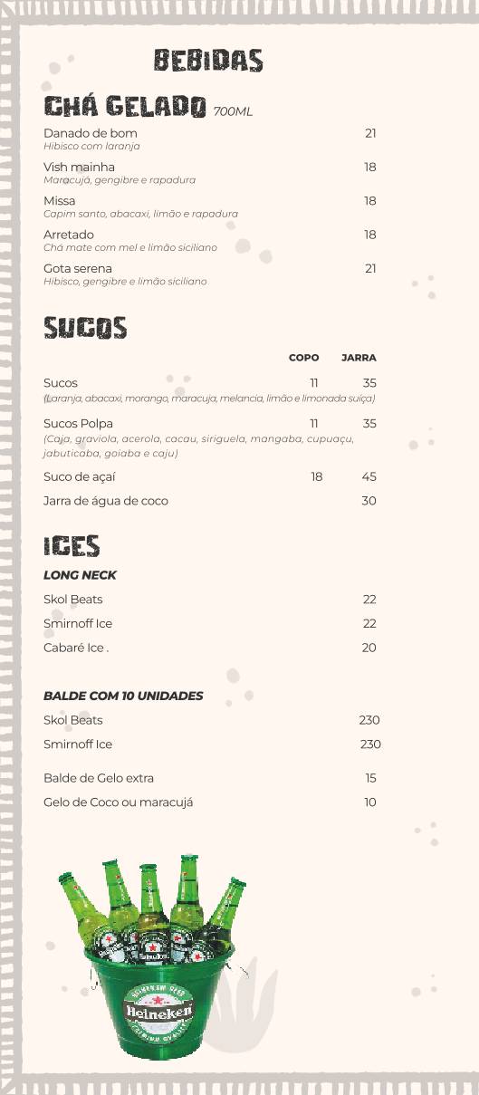 Baião Cozinha Nordestina cardápio