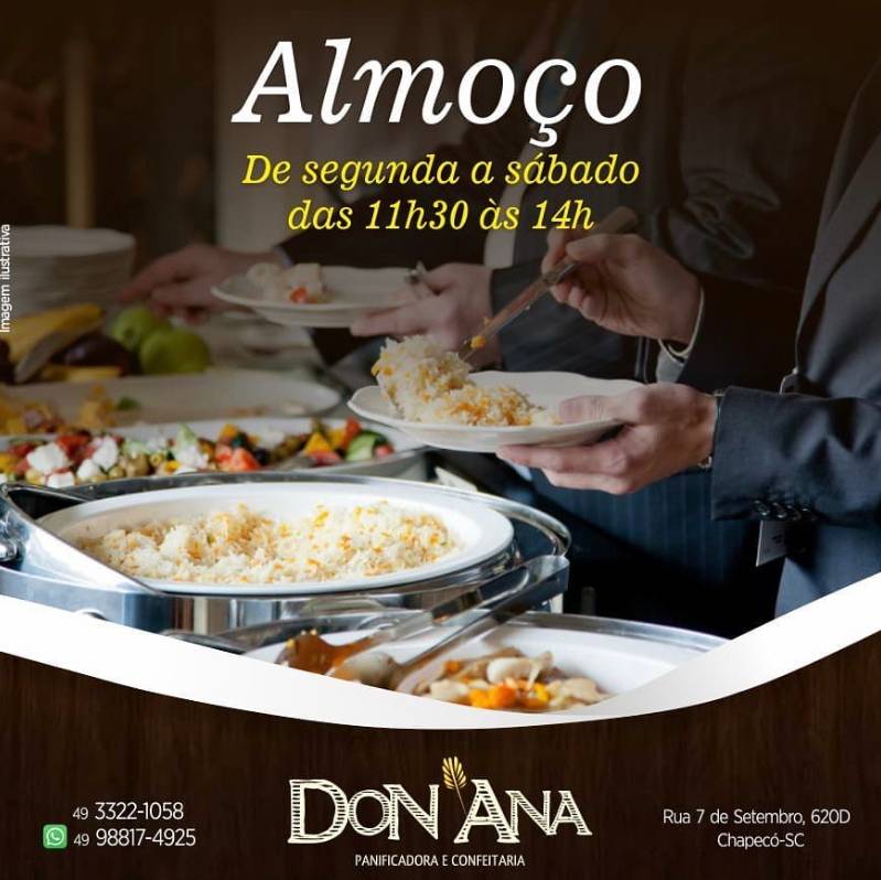 Padaria Don'Ana cardápio