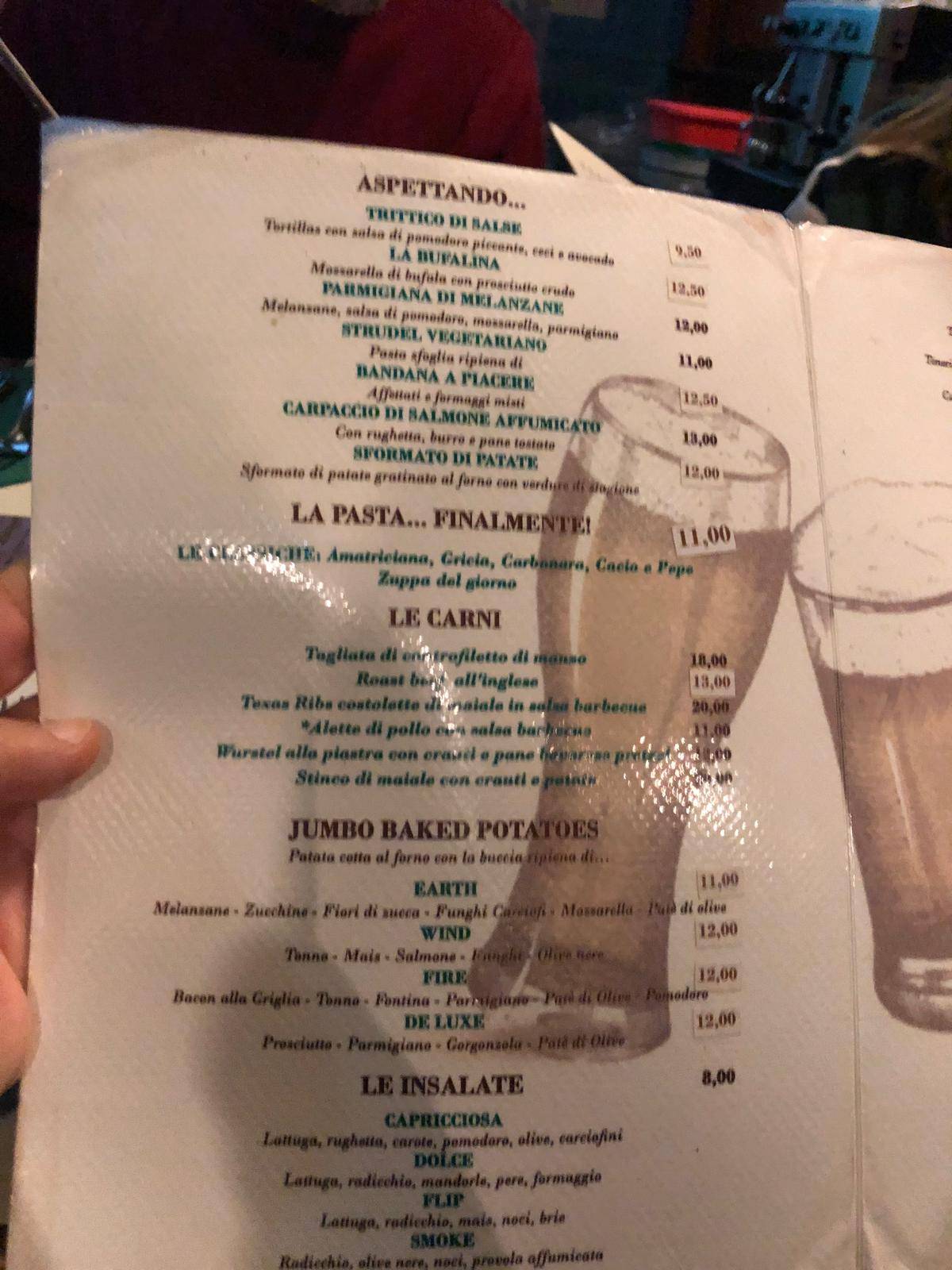 Menu di Bandana Republic 