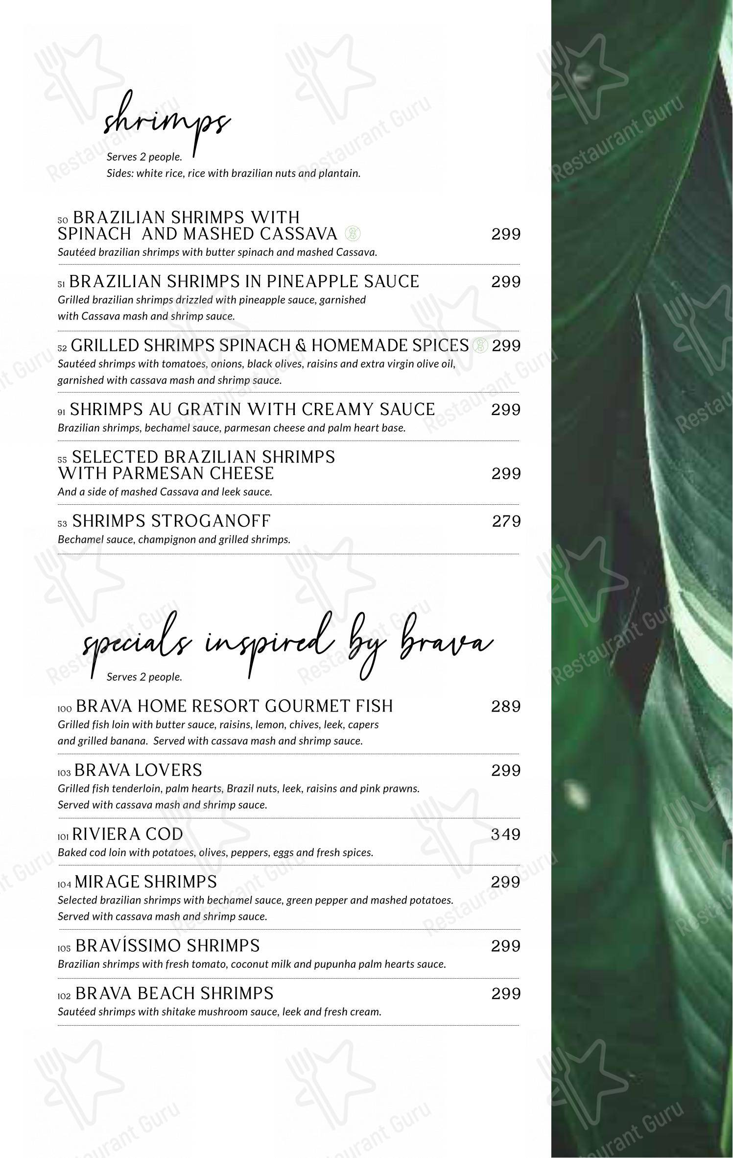 菜单 para Baobá Bar e Restaurante em Itajaí