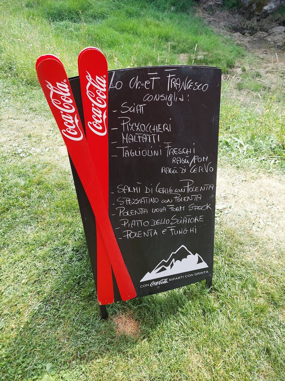 Menu di Bar Ristoro Laghetti 