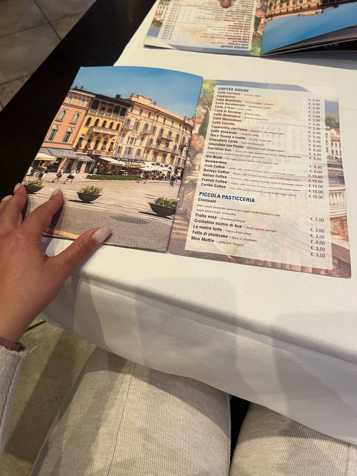 Menu di Touring Cafè Restaurant 