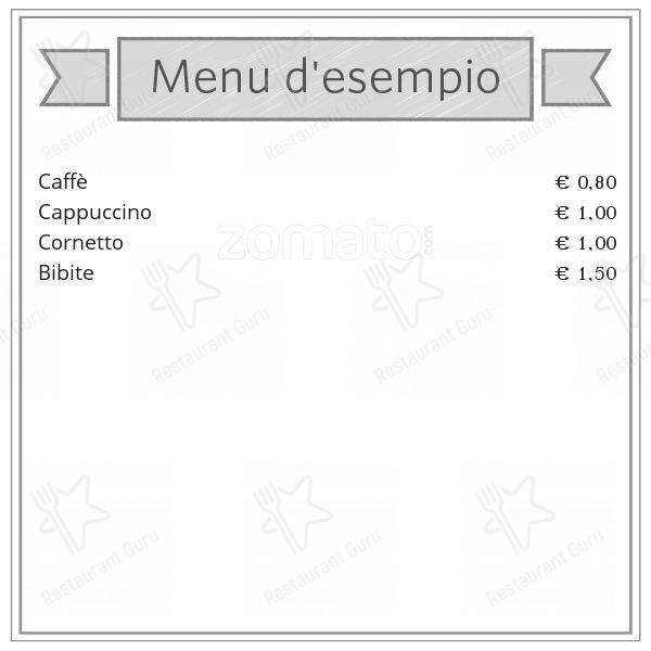 Menu de Baraonda Cafe' HamburgerBar