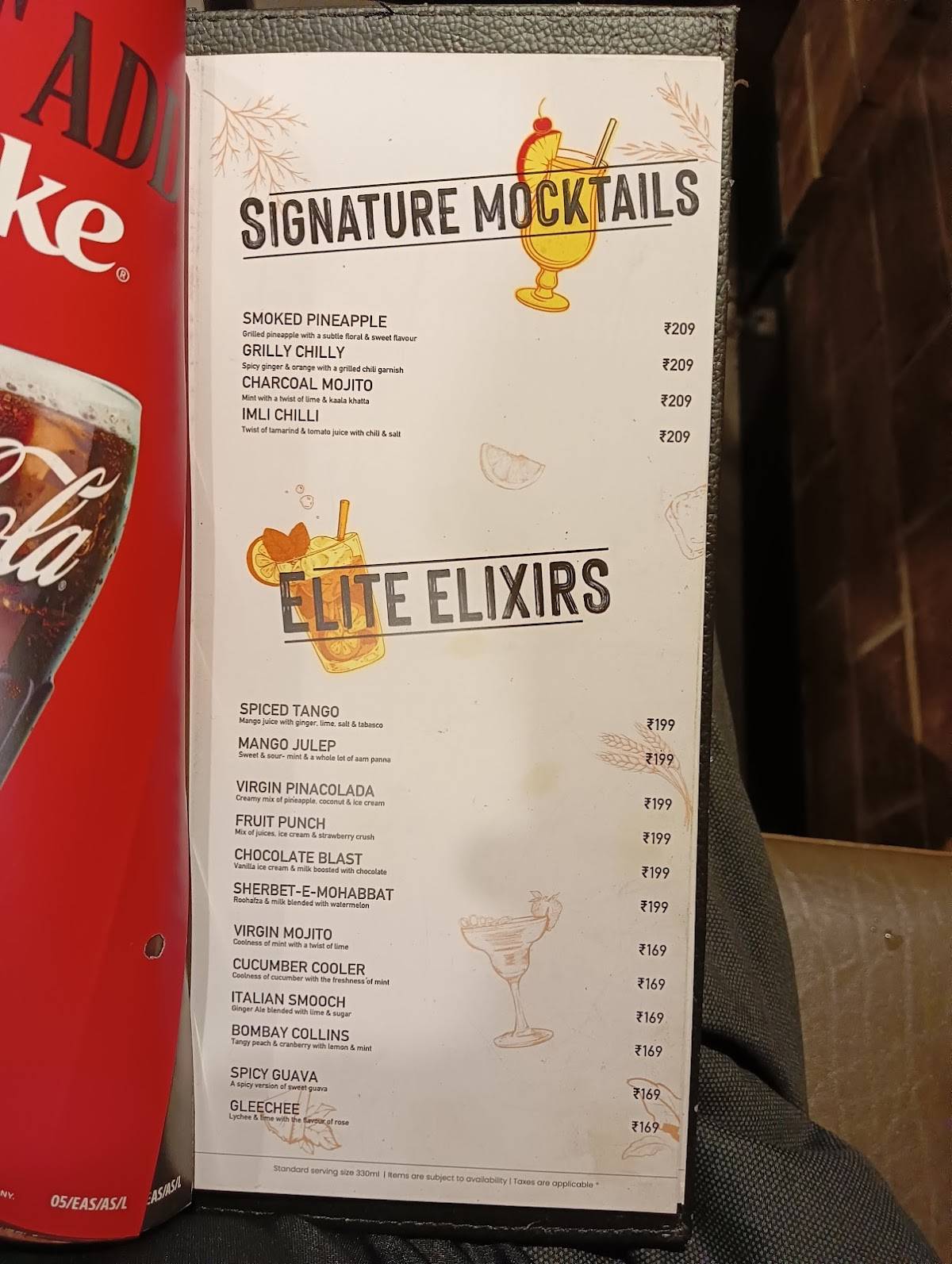 Barbeque Nation menu