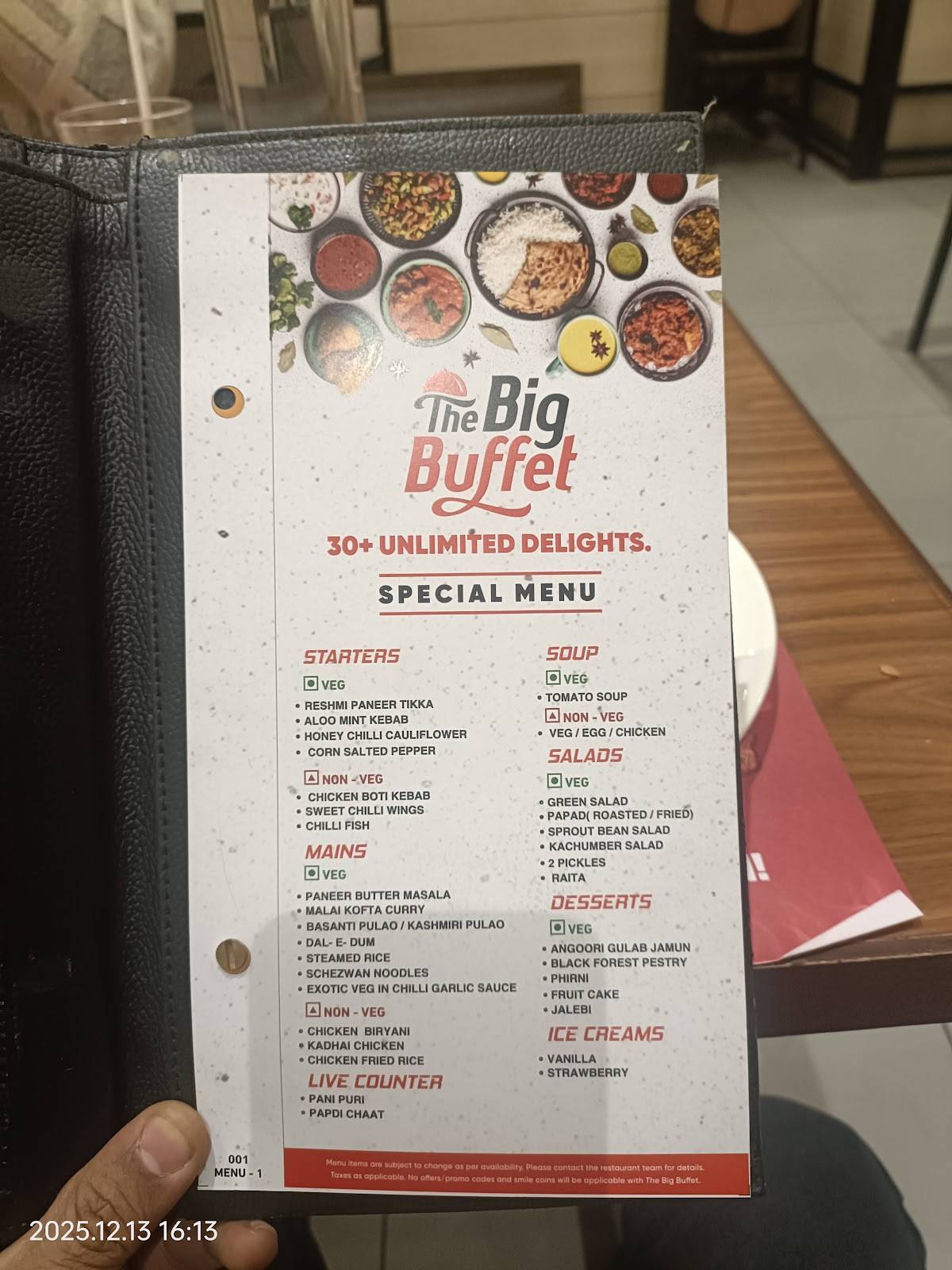 Barbeque Nation - Howrah Maidan menu