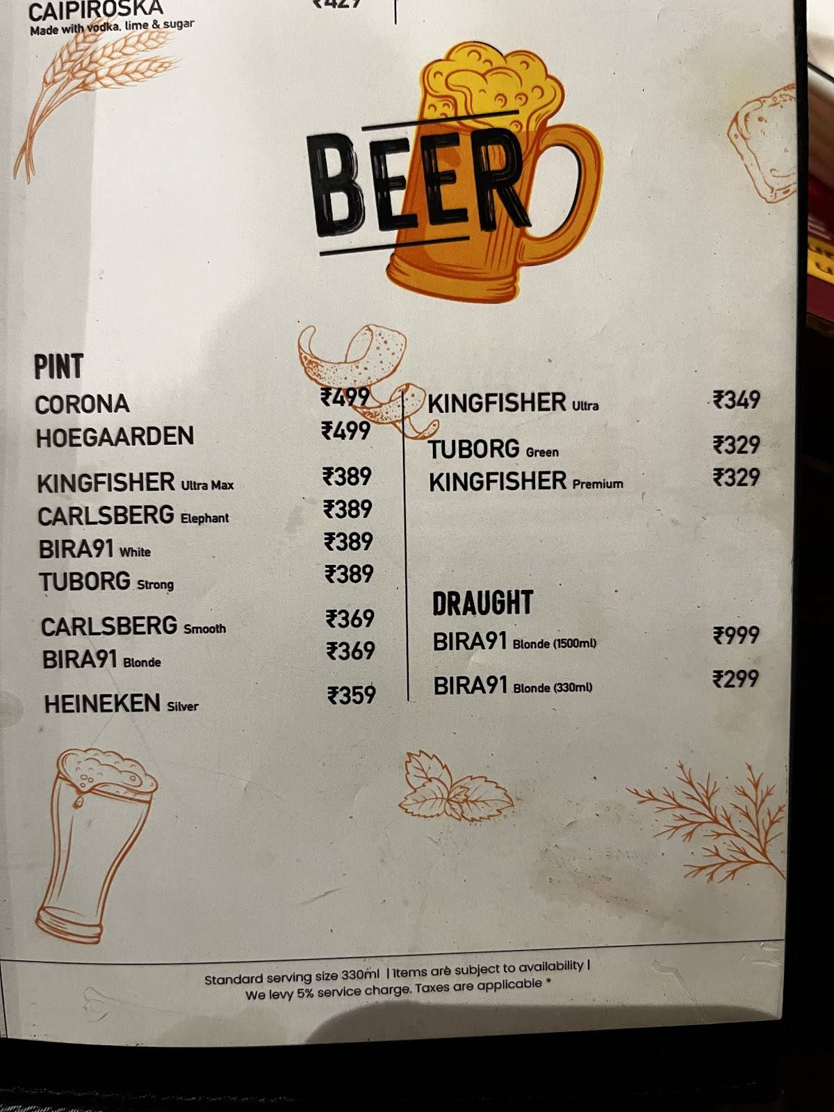 Barbeque Nation - Mumbai - Worli menu