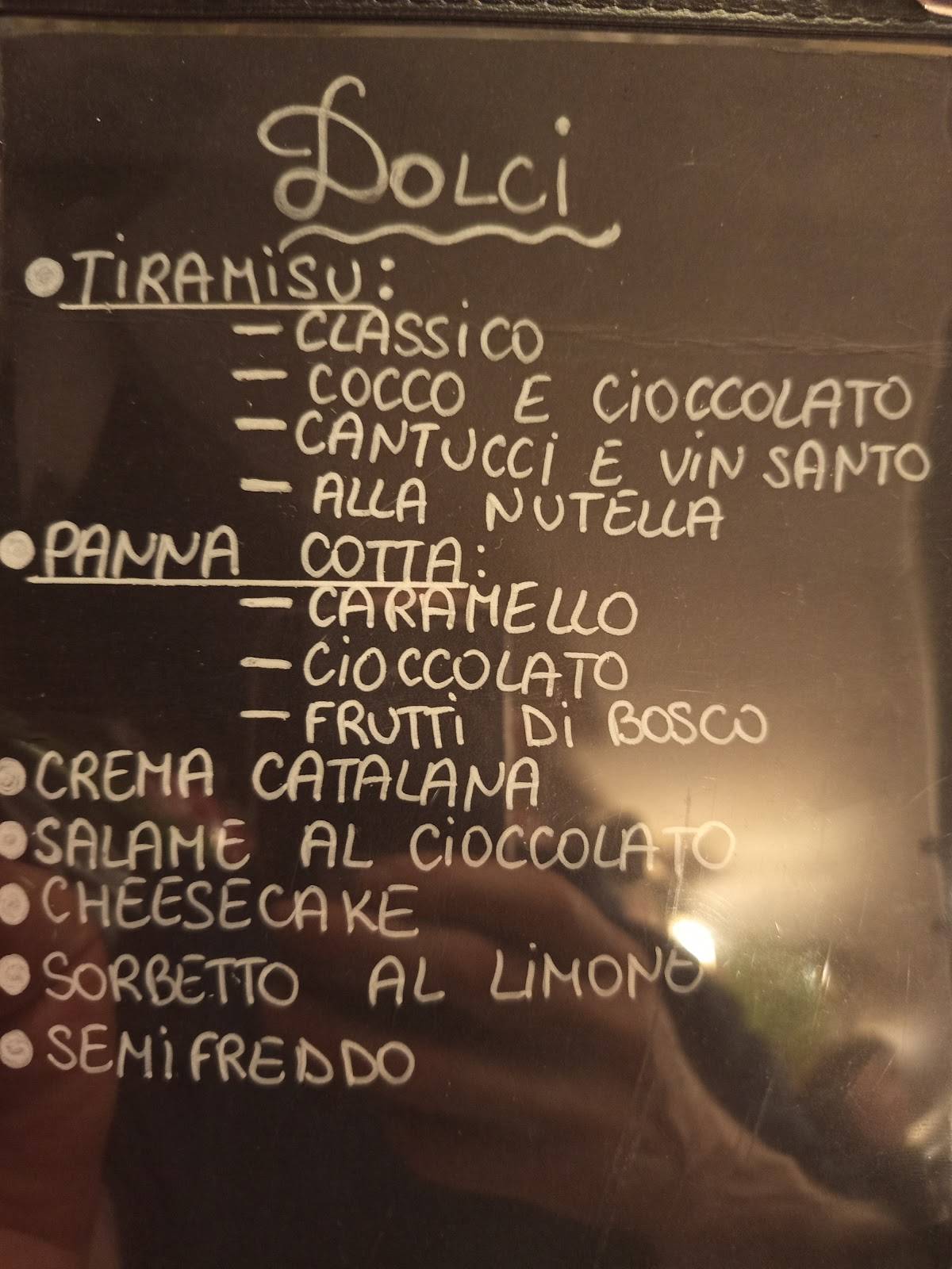 Menu di Barone Rosso 