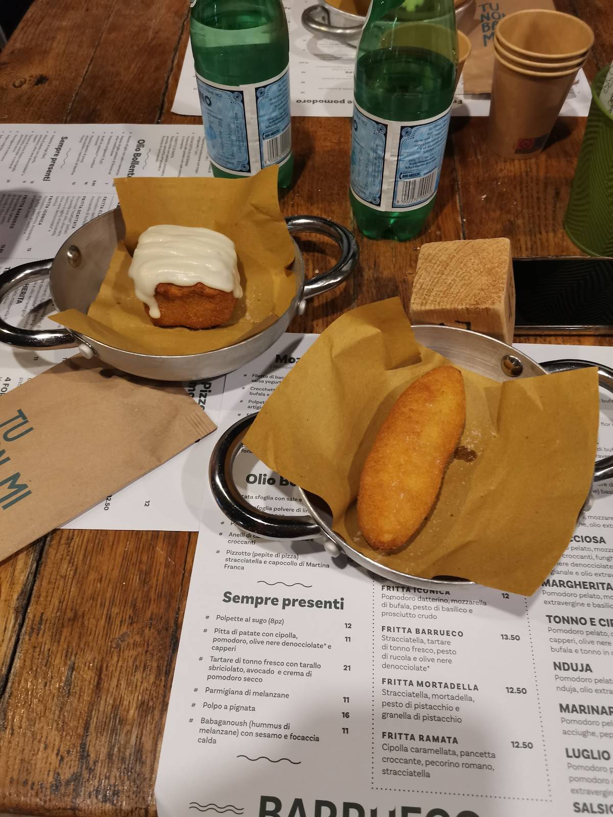 Menu di Barrueco 
