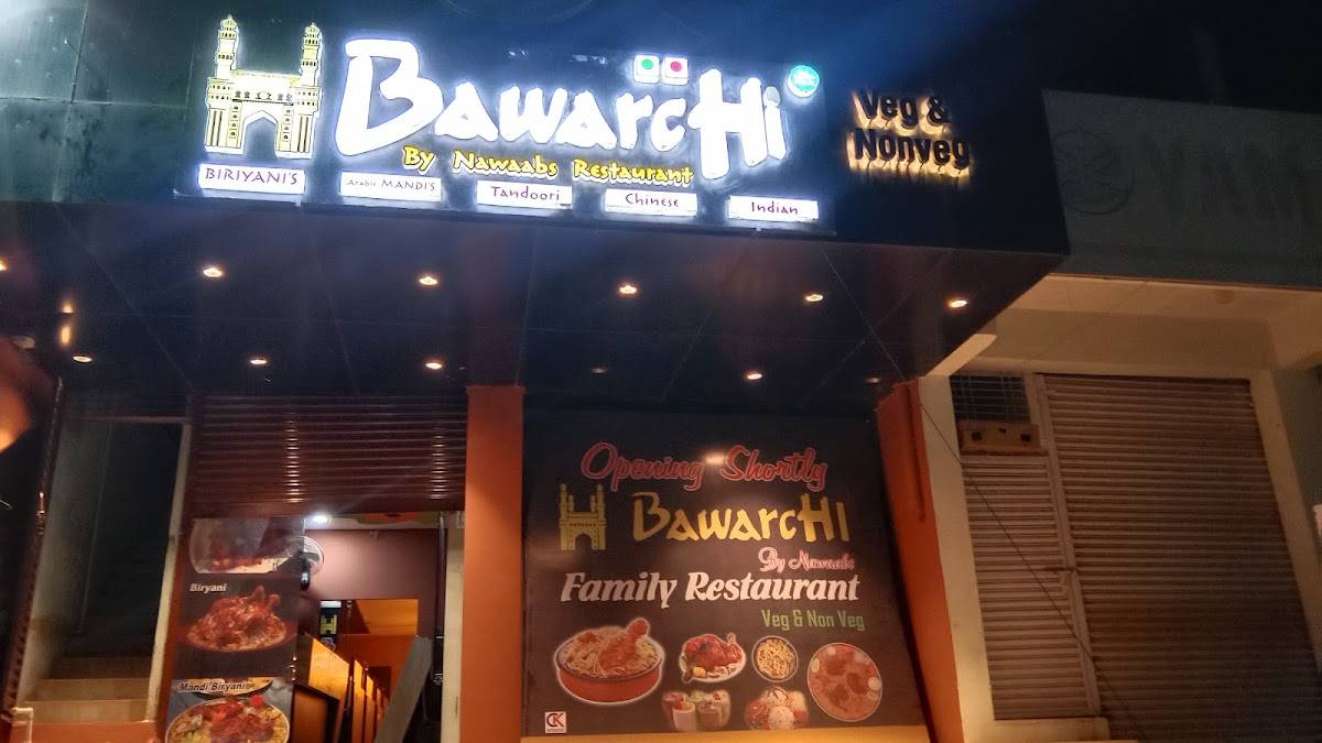 Bawarchi family Restaurant menu