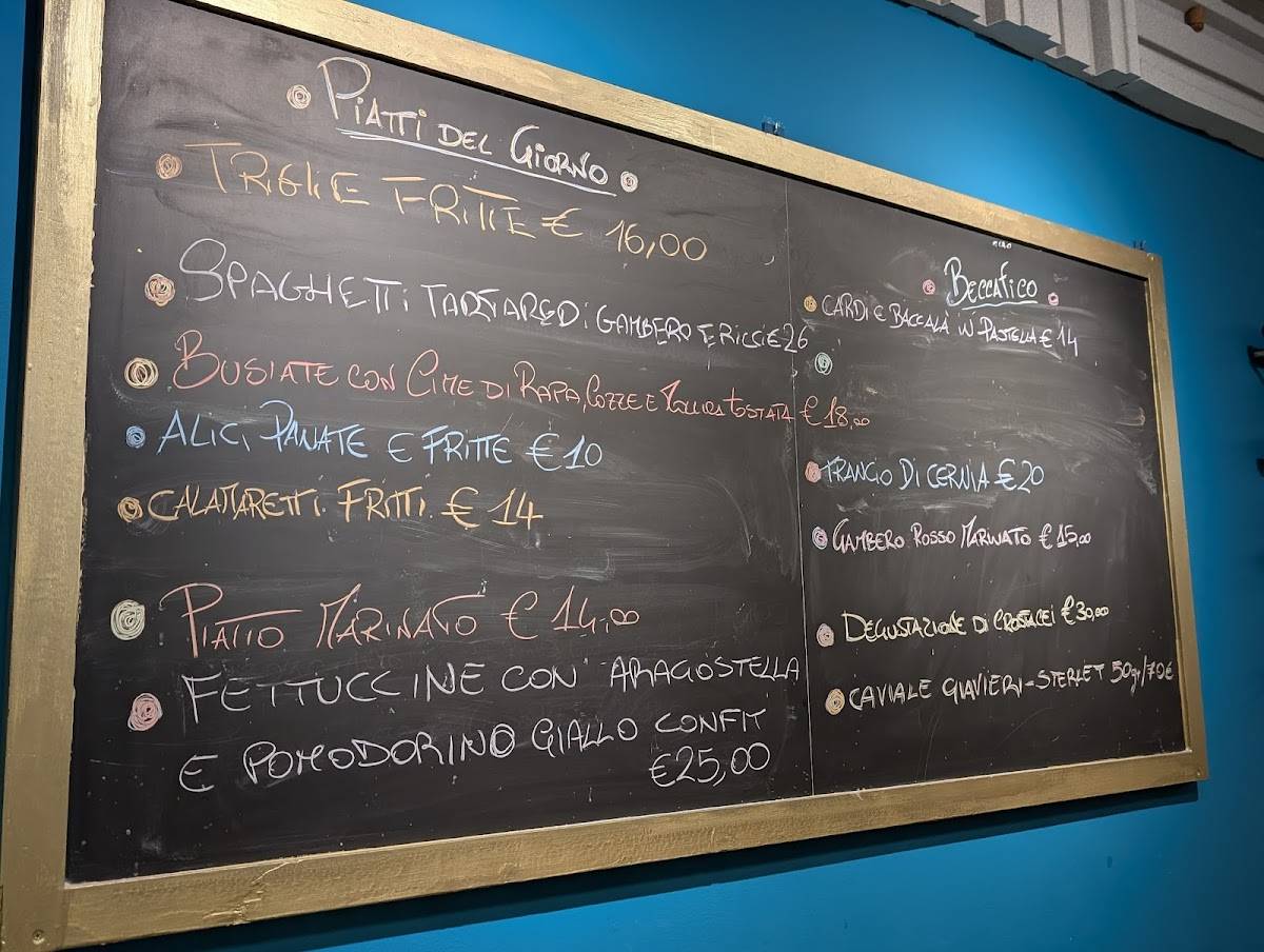 Menu di Beccafico 