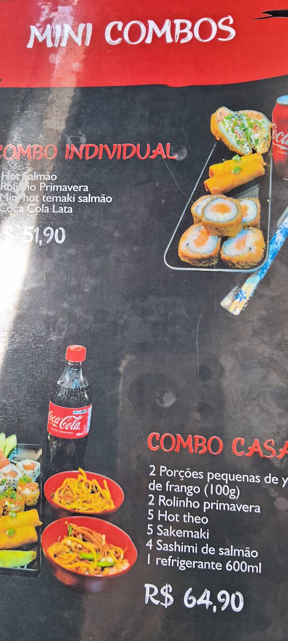 Mateus Sushiman (Cremação) cardápio