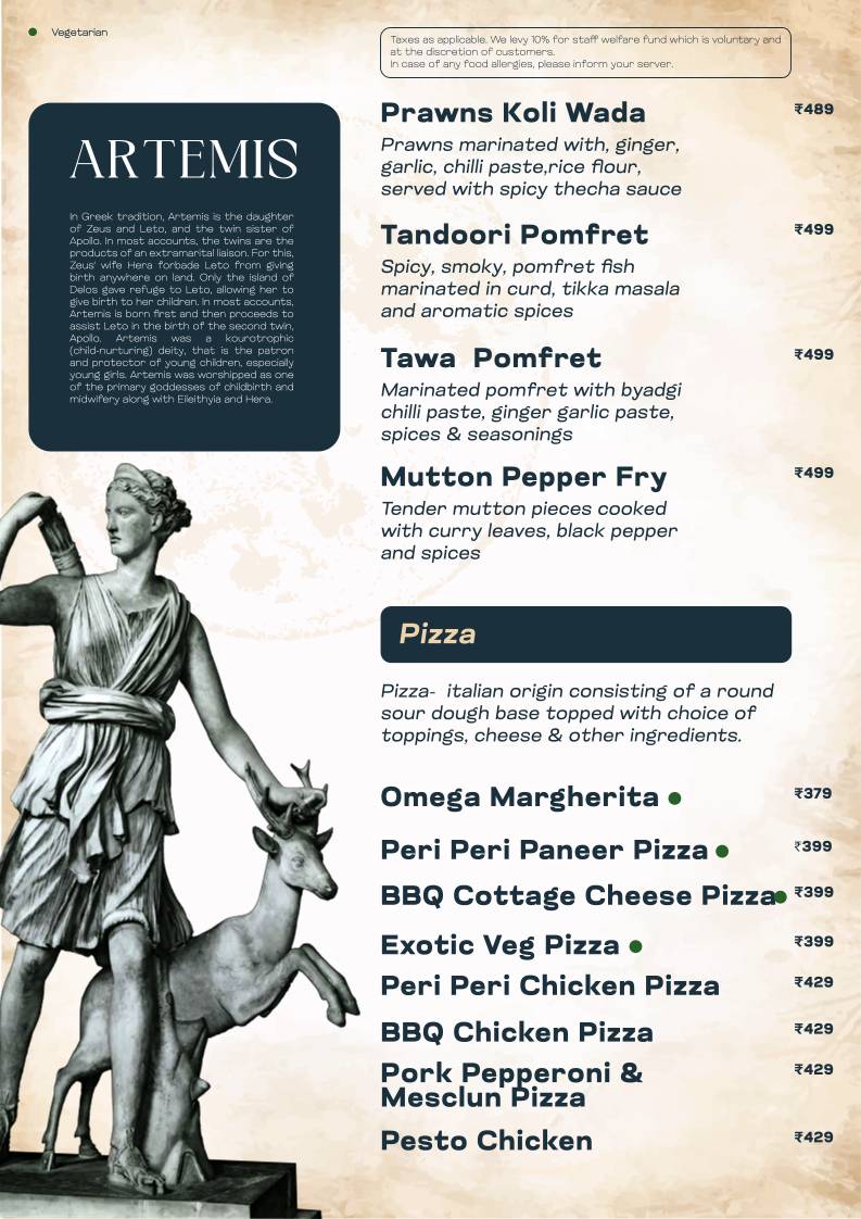 OMEGA-IX menu