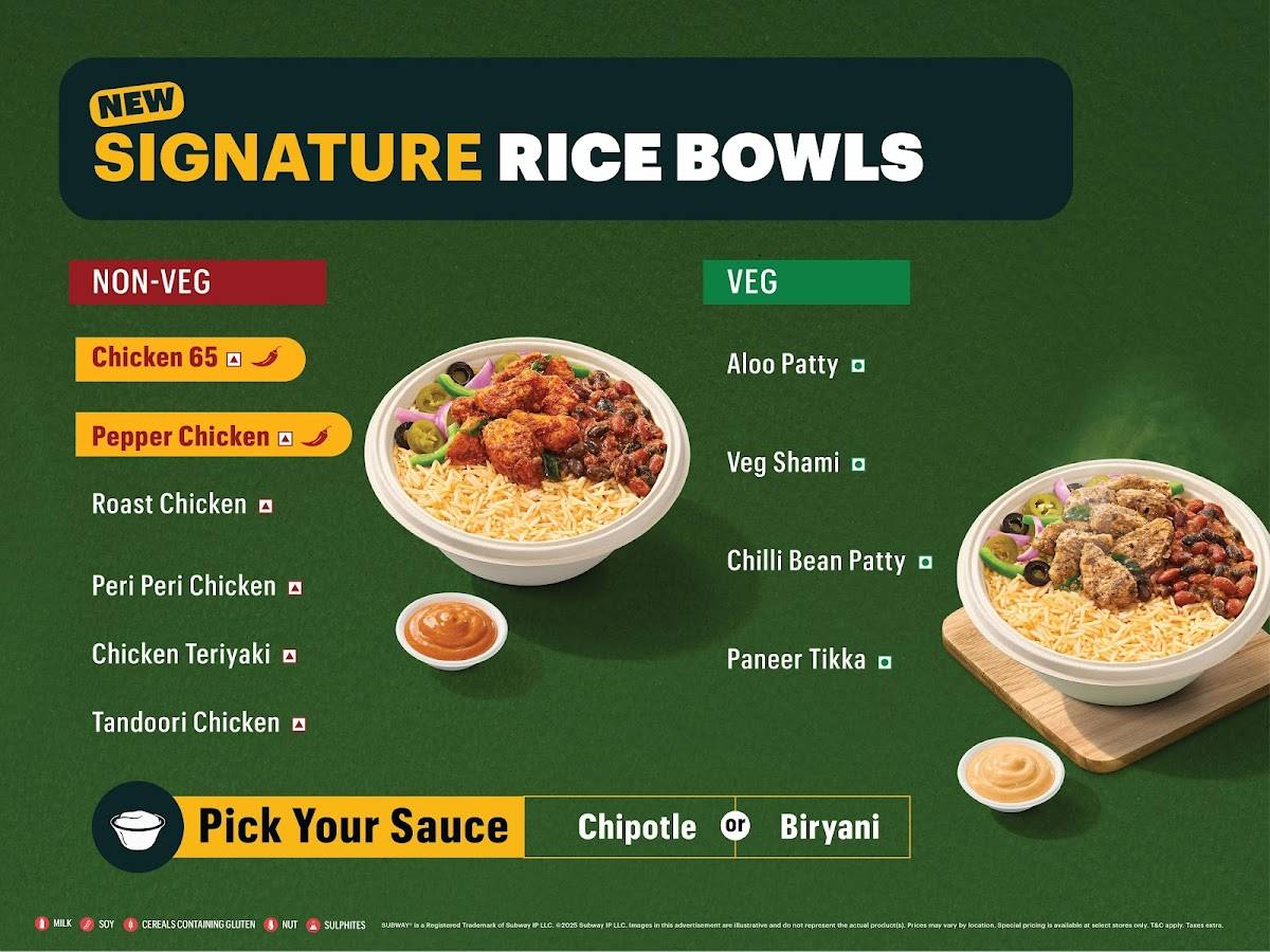 Subway BTM Layout menu