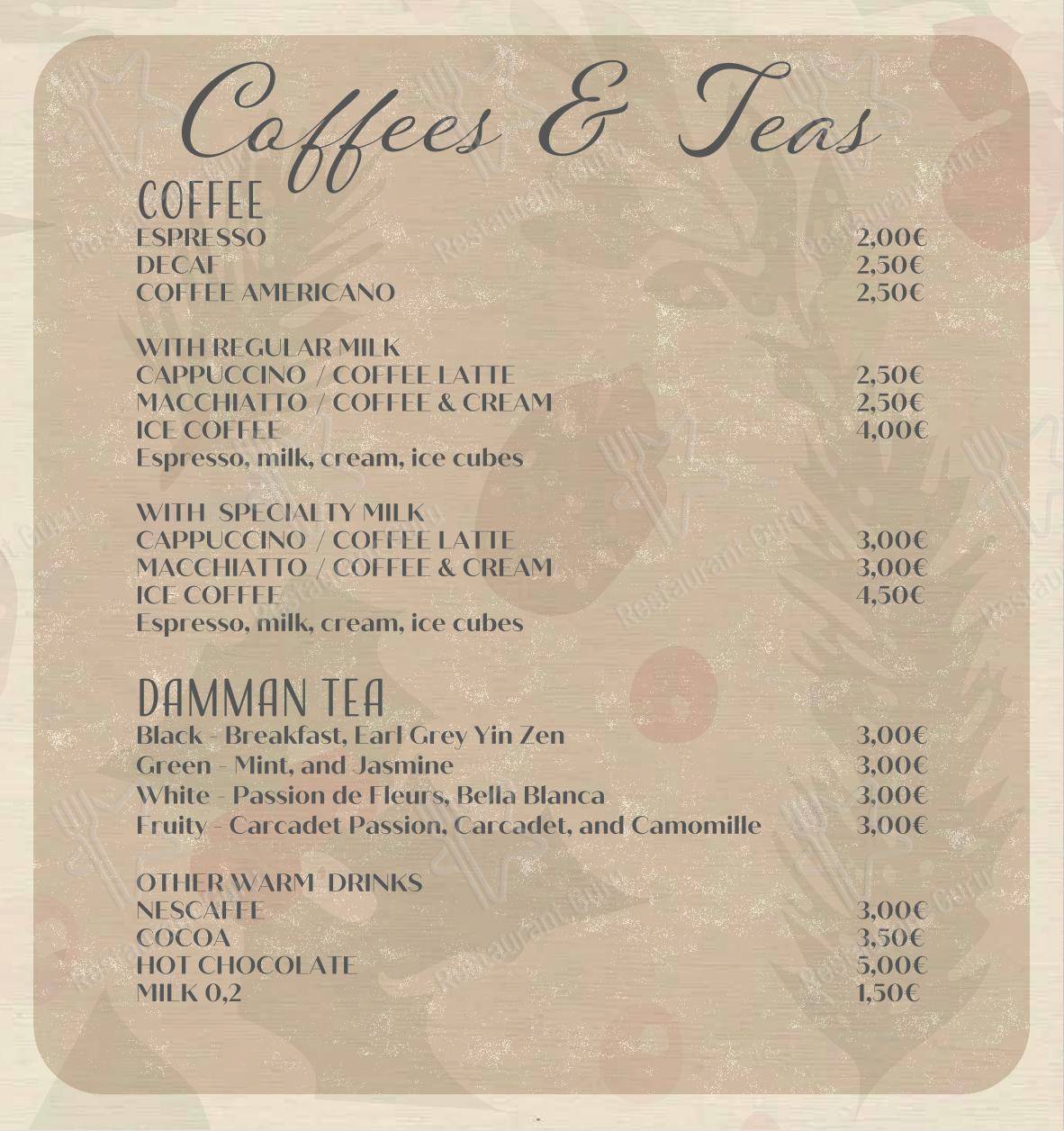 Menu di Bepa - Основное меню