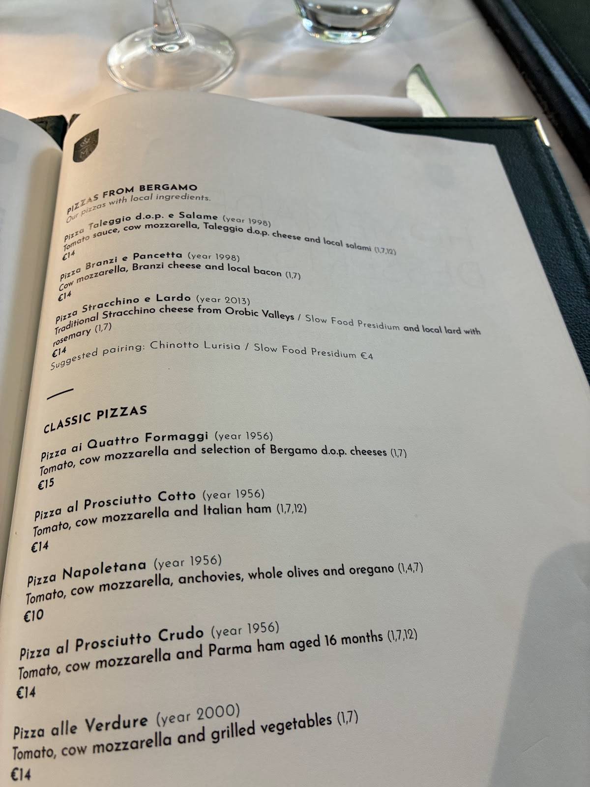 Menu di Ristorante Pizzeria da Mimmo 