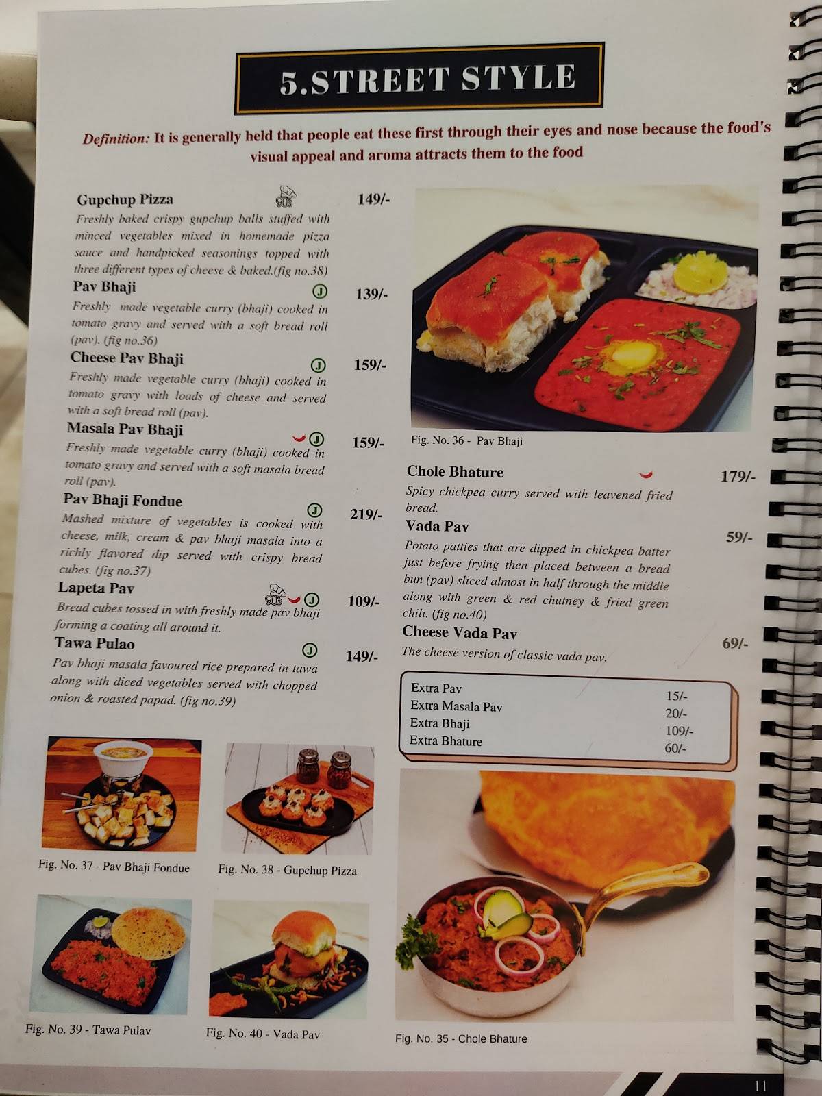 The 90s Café - Chapter 2 menu