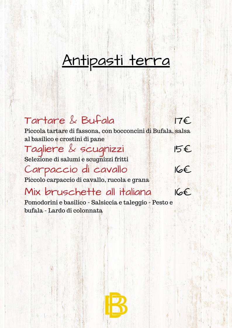 Menu di Billa's 