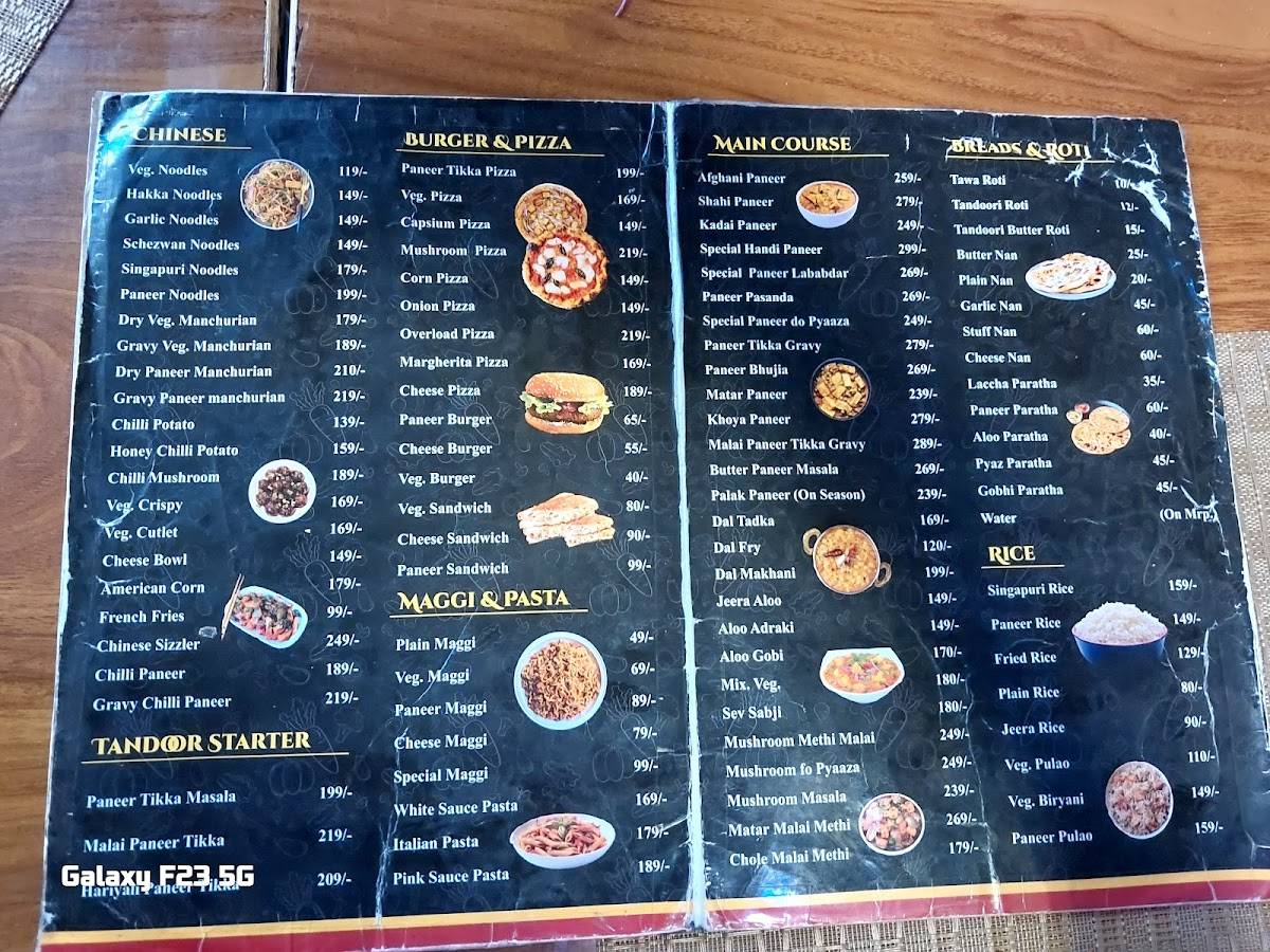 Bindass Cafe And Restaurants menu