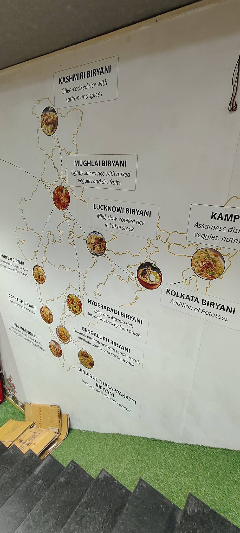Biryaniya menu