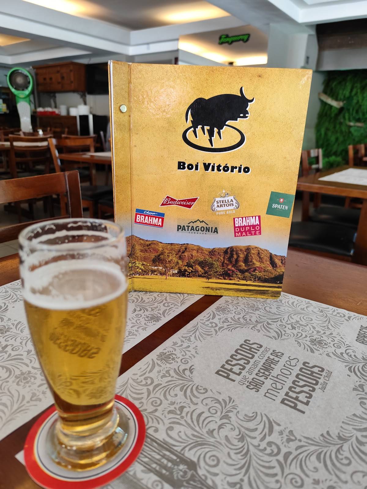 Boi Vitório cardápio