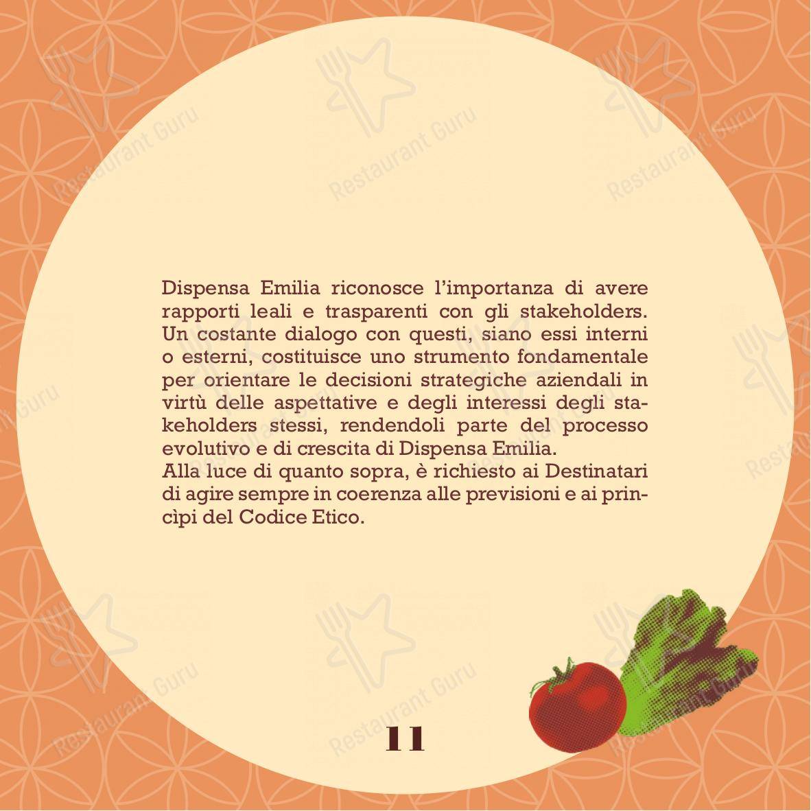 Dispensa Emilia I Gigli Campi Bisenzio in Campi Bisenzio - Menu bar