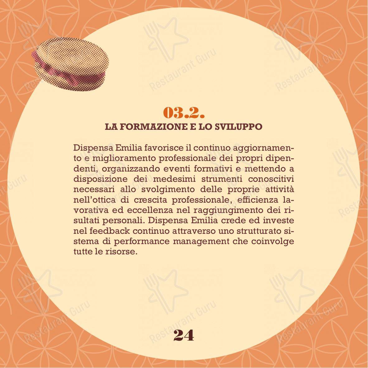 Menu di Dispensa Emilia I Gigli Campi Bisenzio - Menu bar