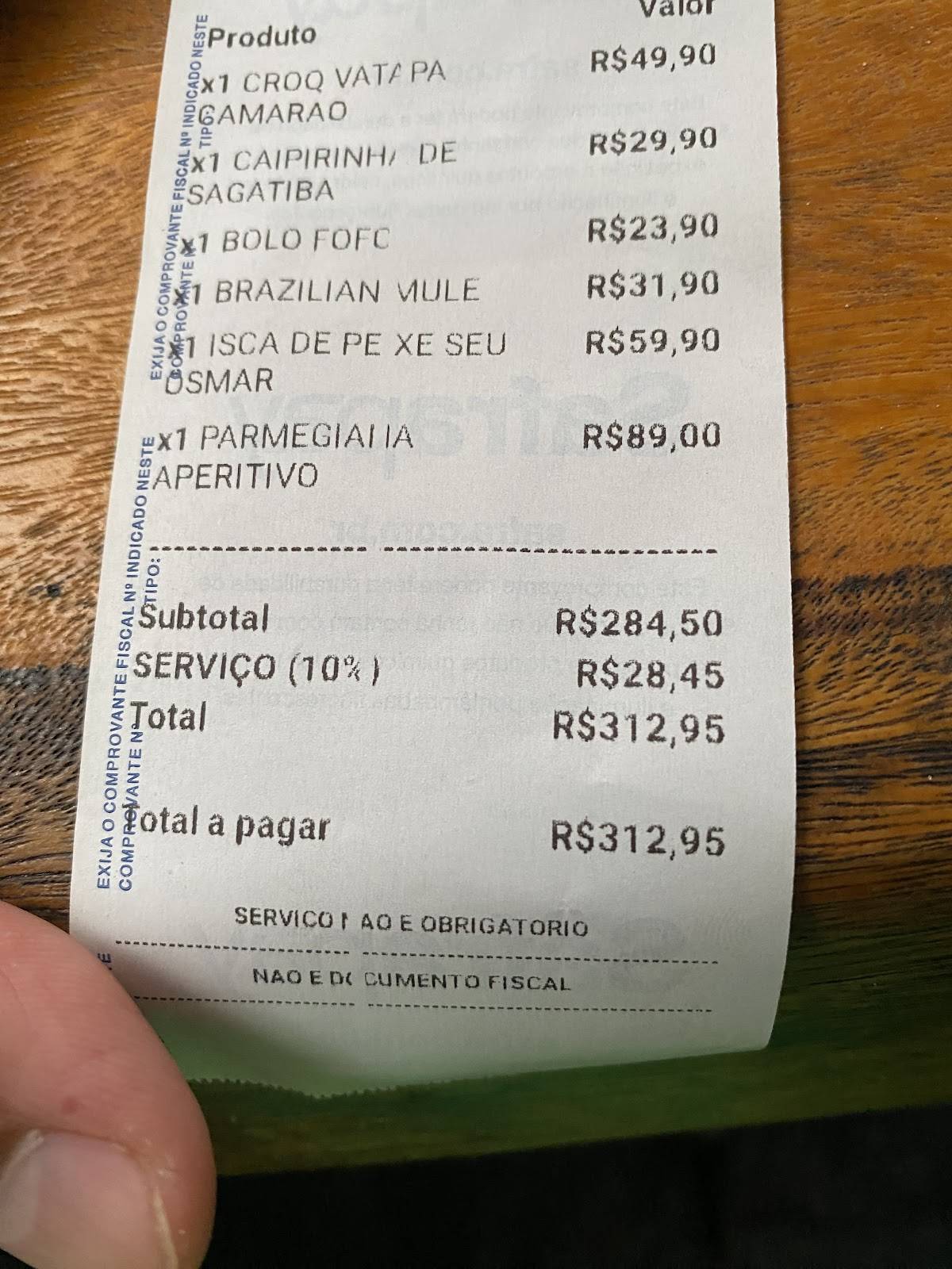 Boteco Seu Osmar cardápio