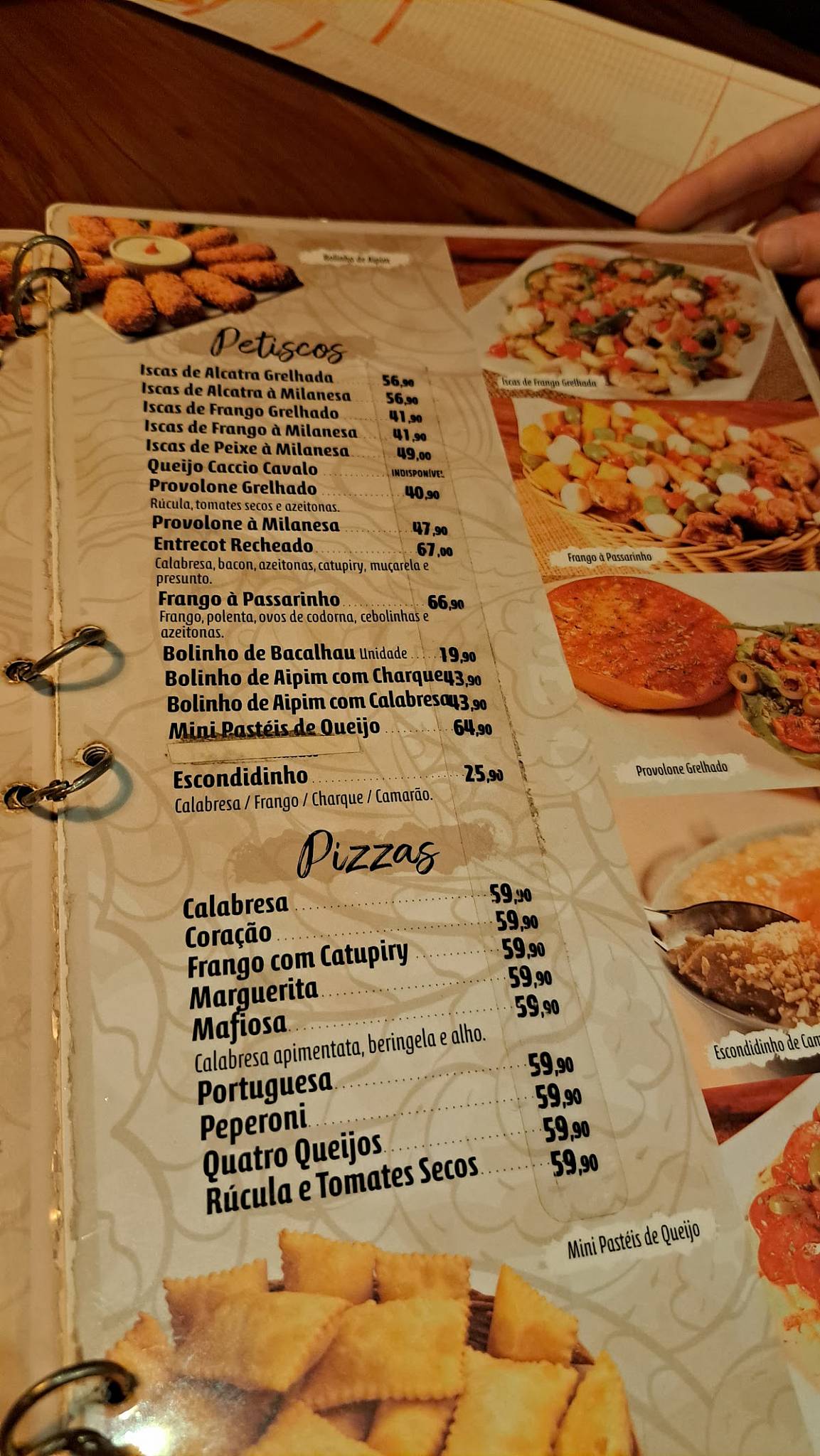 Boteco do Joaquim cardápio