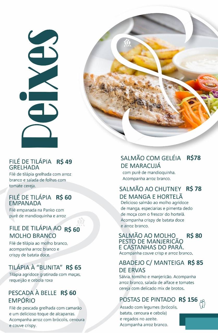 Empório da Tilápia Botucatu cardápio