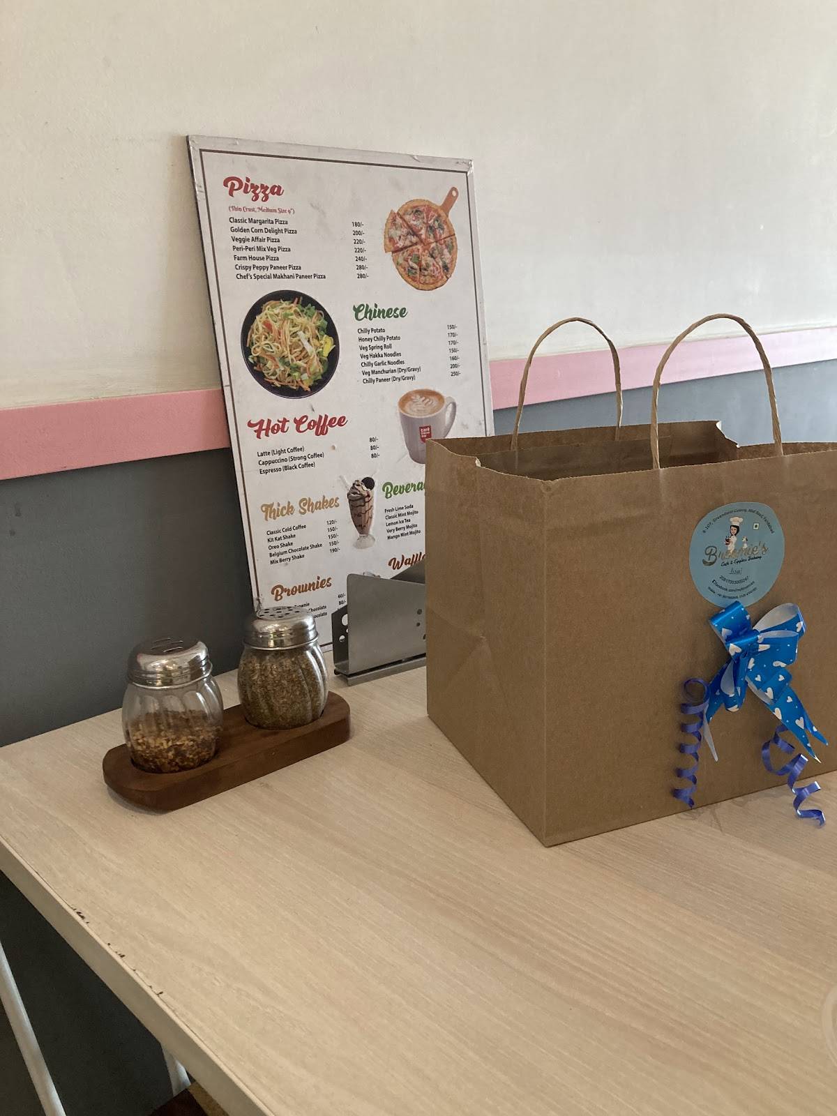 Broomie's Bakery menu