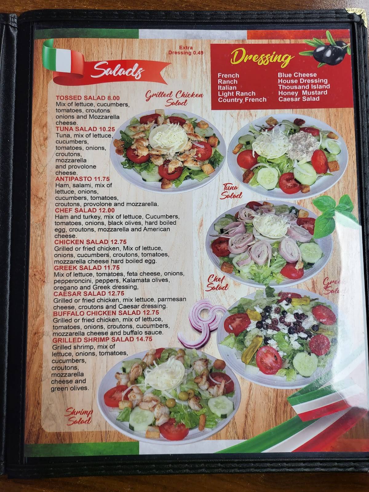 Menu at Brothers Italian Cuisine restaurant, Anderson