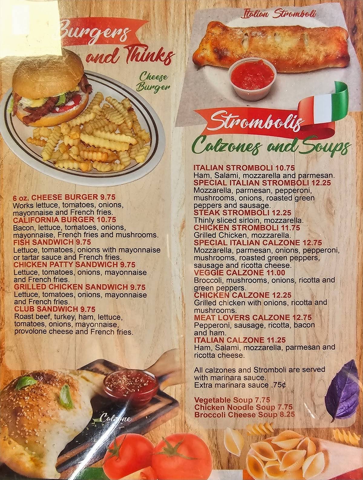 Menu at Brothers Italian Cuisine restaurant, Anderson