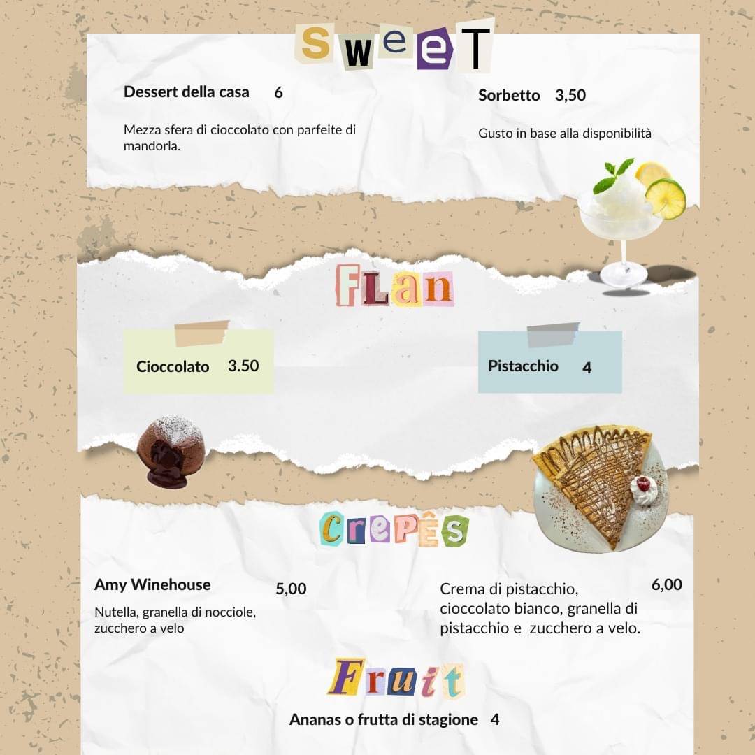 Menu di Bukowski Cafè & Bistrot 