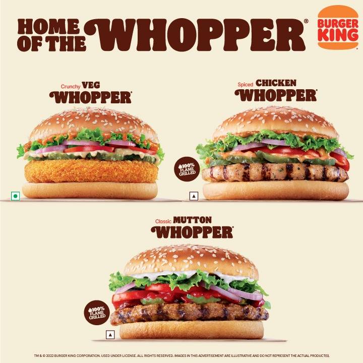 Burger King menu
