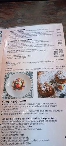 Menu de Burgundy Restaurant