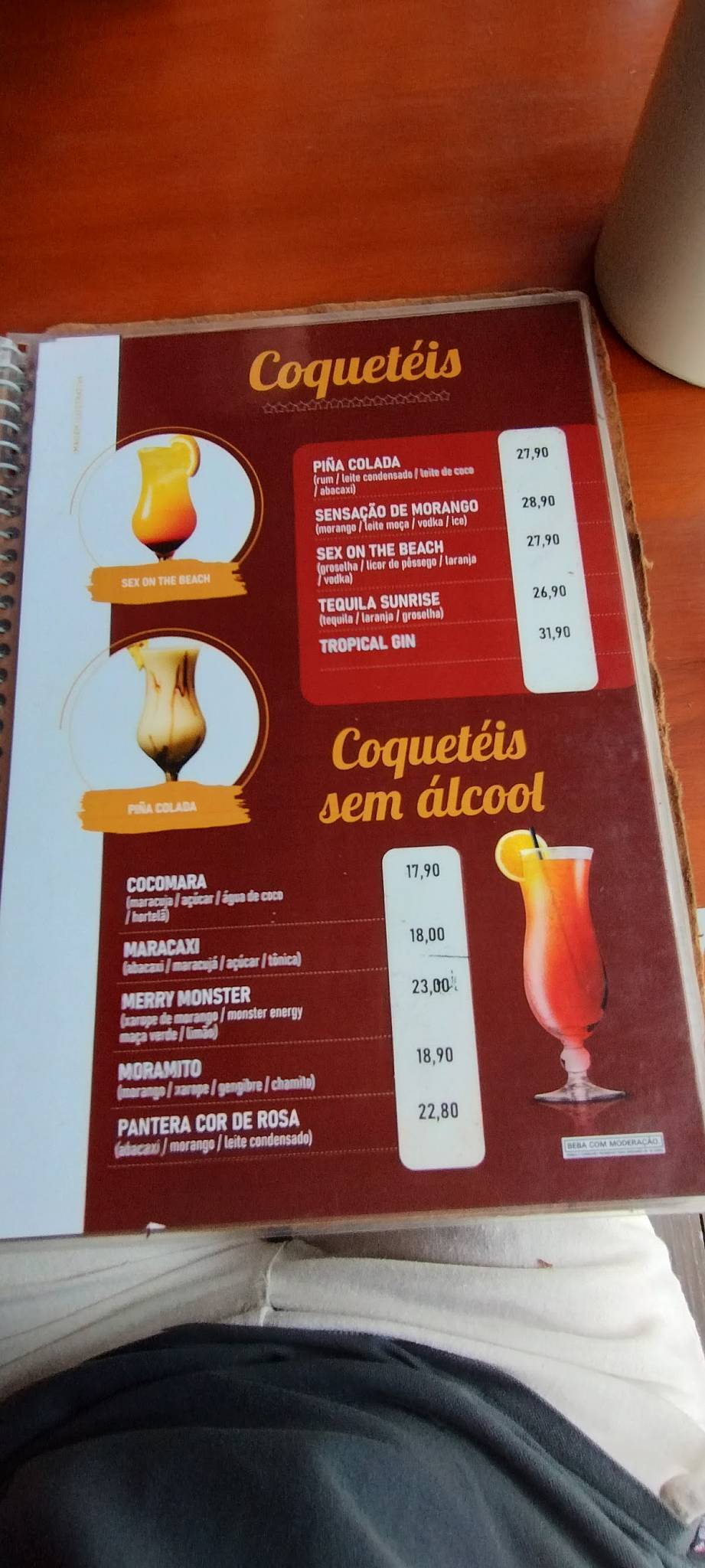 Cabana do Celinho cardápio