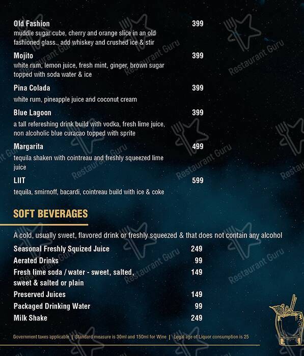 Café 24 - Mind Space Hotel menu