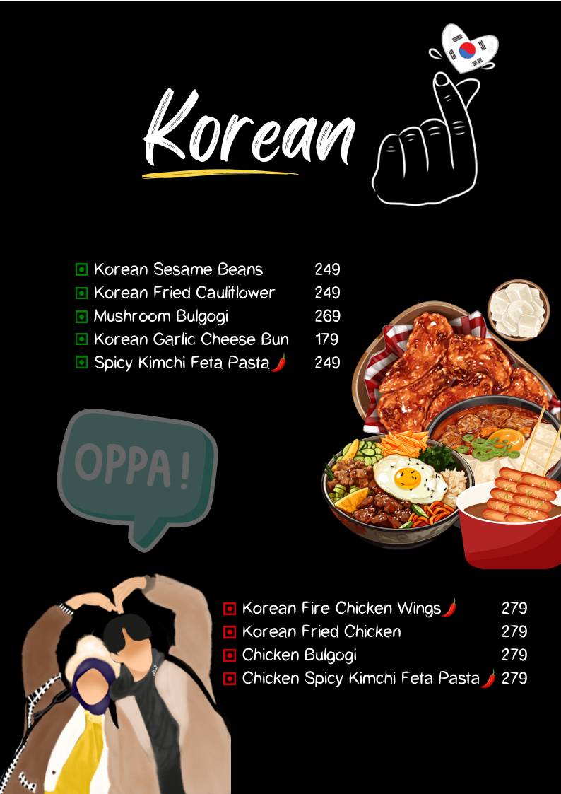 Adda Pan Asian menu