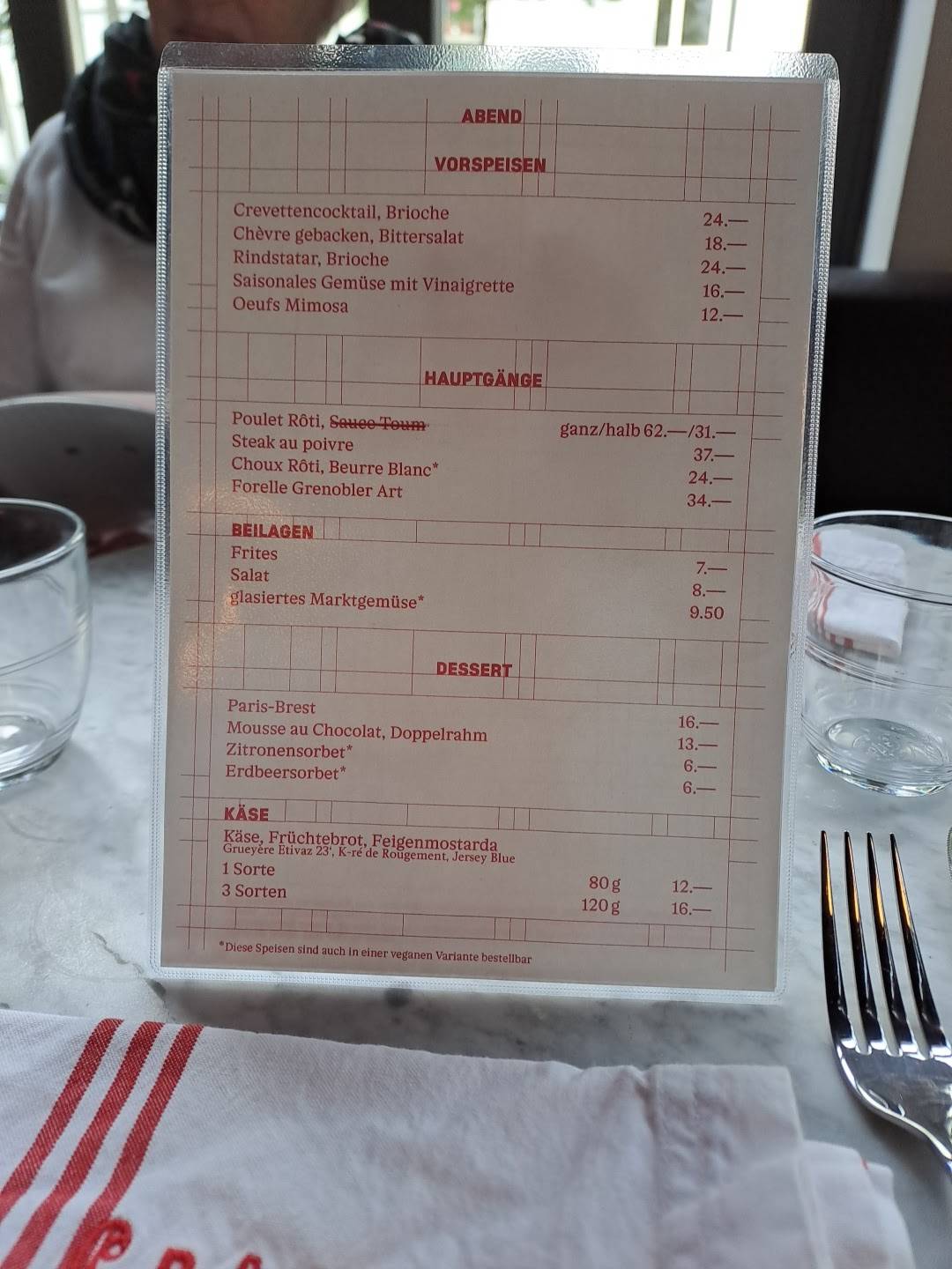 Menu di Café Boy 