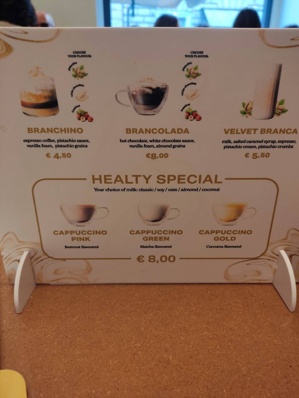 Menu di Branca Pasticceria Ristorante 