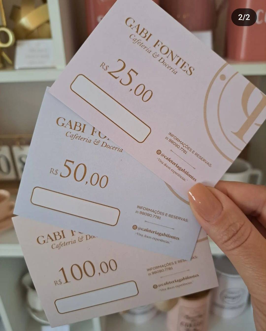 Cafeteria Gabi Fontes cardápio