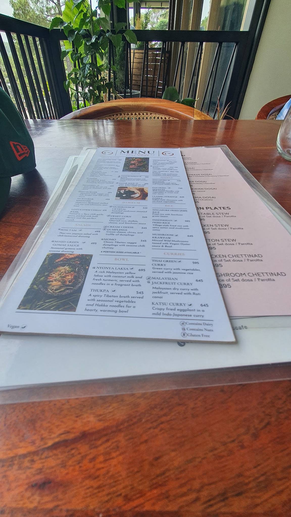 Cliffy's Cafe menu